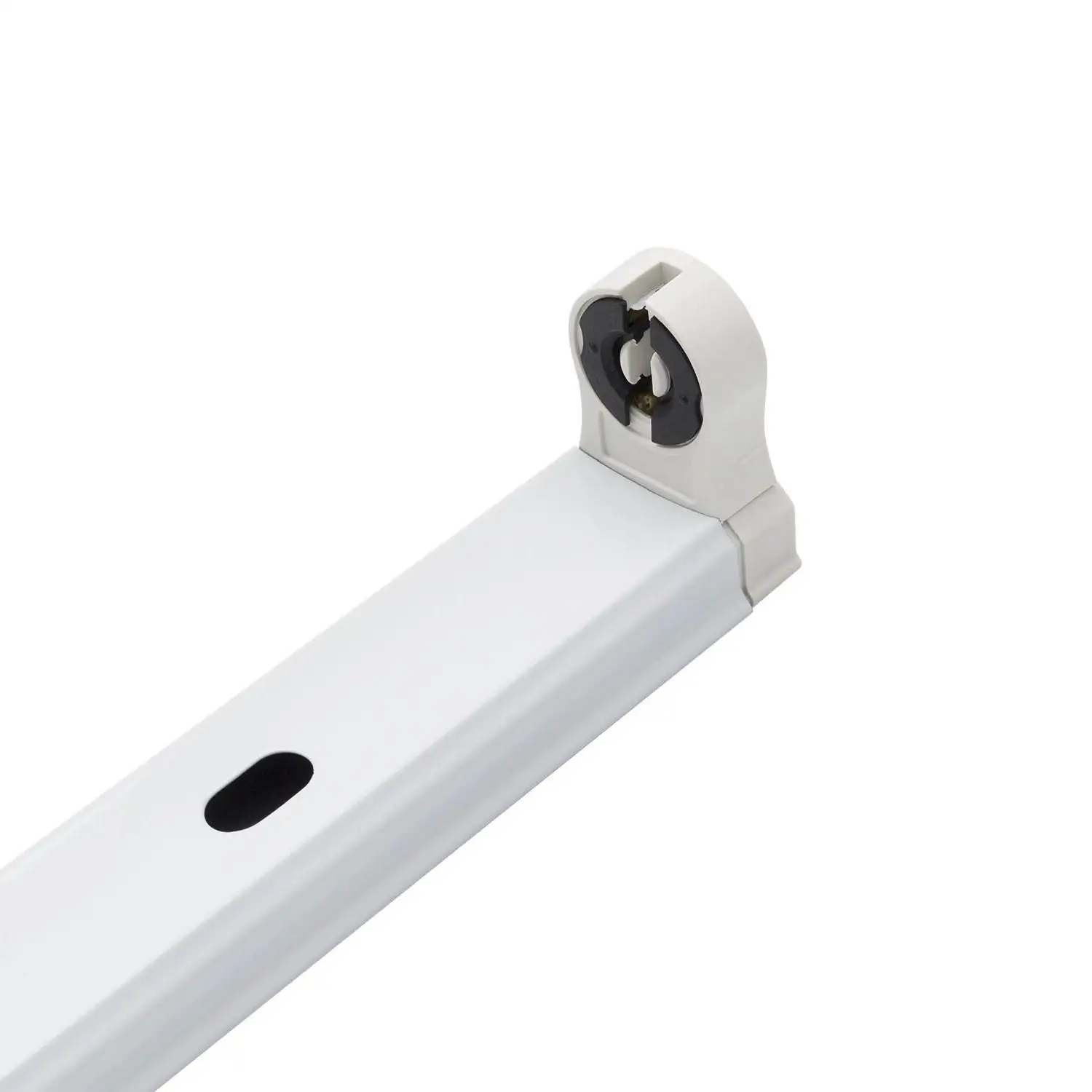 LEDKIA LIGHTING - Regleta para Tubo LED T8 G13 | Instalación Sencilla | Compatible con Tubos de Diferentes Potencias | Diseño Moderno | Eficiencia Energética, Blanco, Aluminio