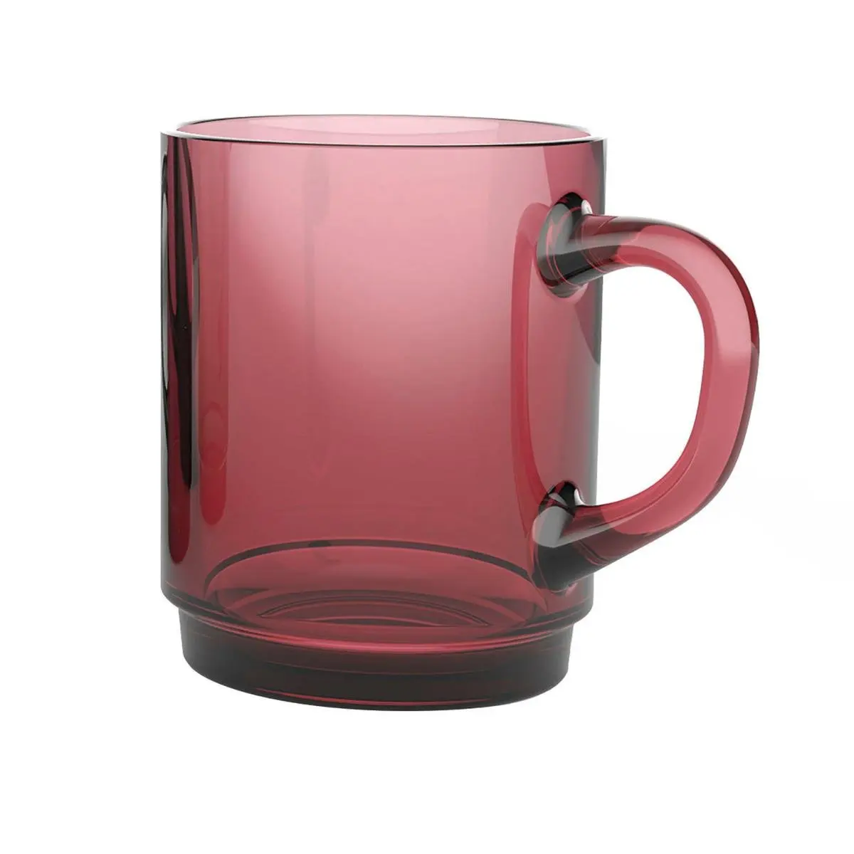 Luminarc alba mug glass 25cl glossy terracotta made in france, easy to clean recyclable, eco-friendly, 100% healthy material, 100% hygienic, free of cadmium and lead, non-porous, long lasting microwave safe, refrigerator safe