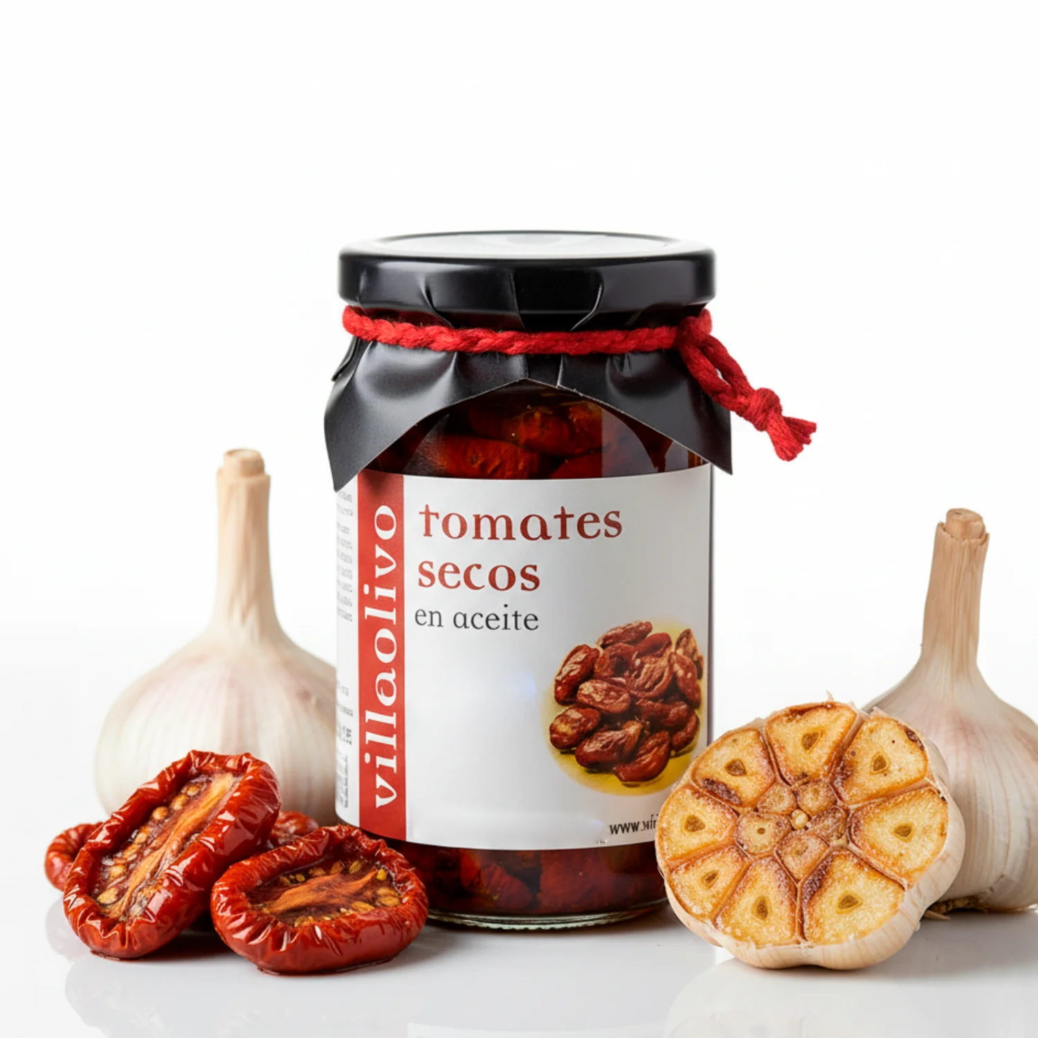 Tomates Secos en Aceite Villaolivo 330g – Gourmet | Textura Carnosa y Sabor Mediterráneo | Listos para Tapas y Ensaladas