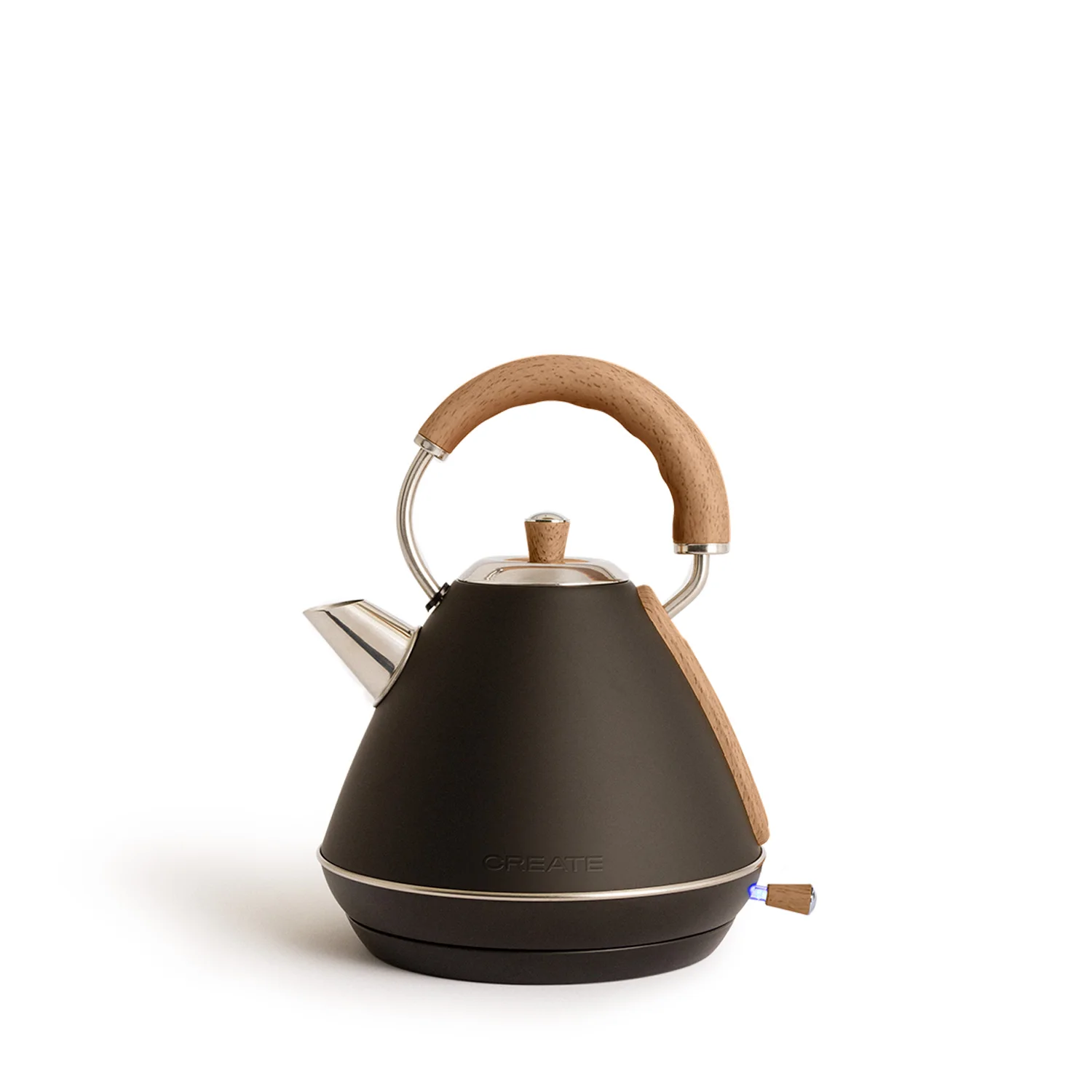 Create - retro electric water kettle 1.7l bpa free and anti-cal - kettle retro