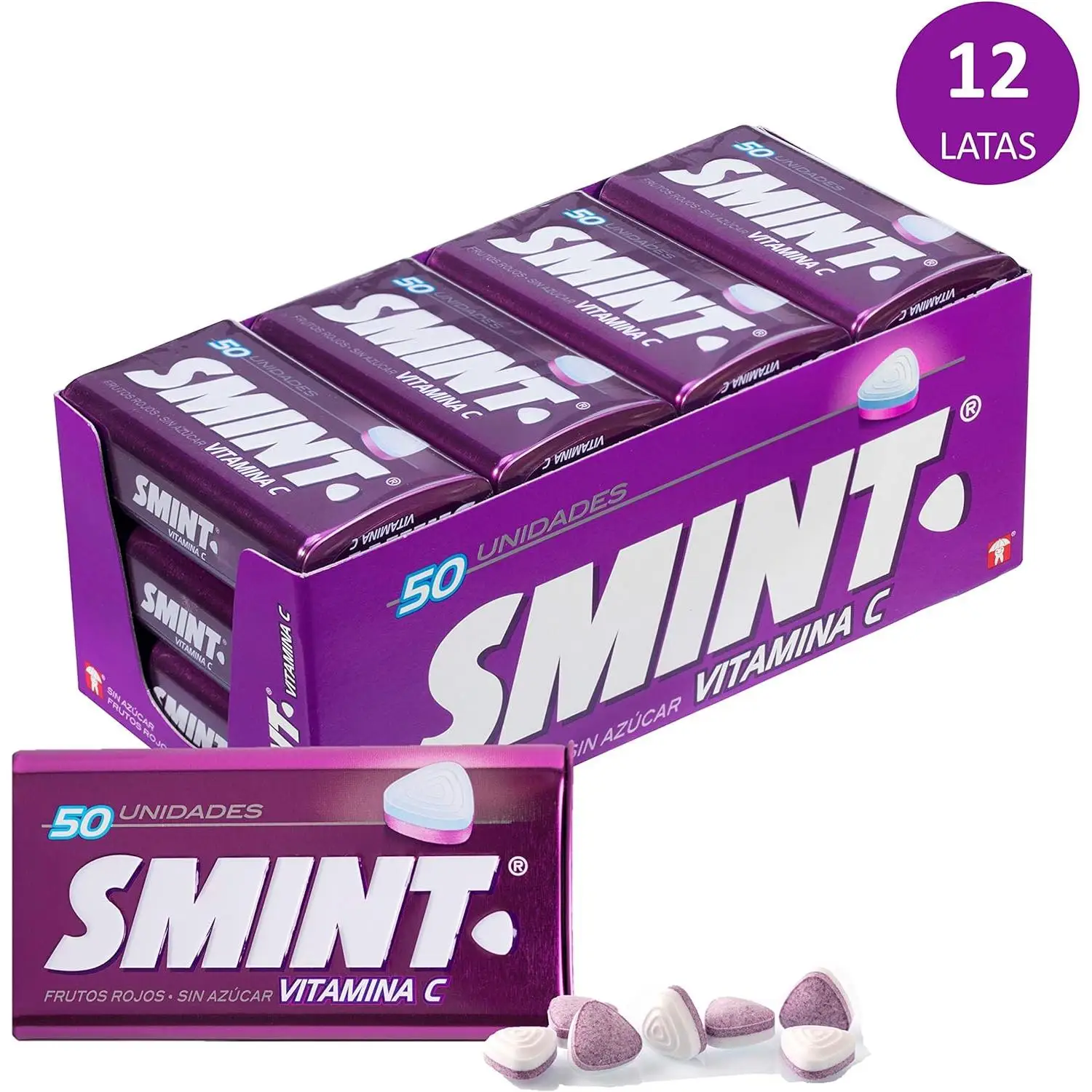 SMINT FRUTOS ROJOS - 12x25gr