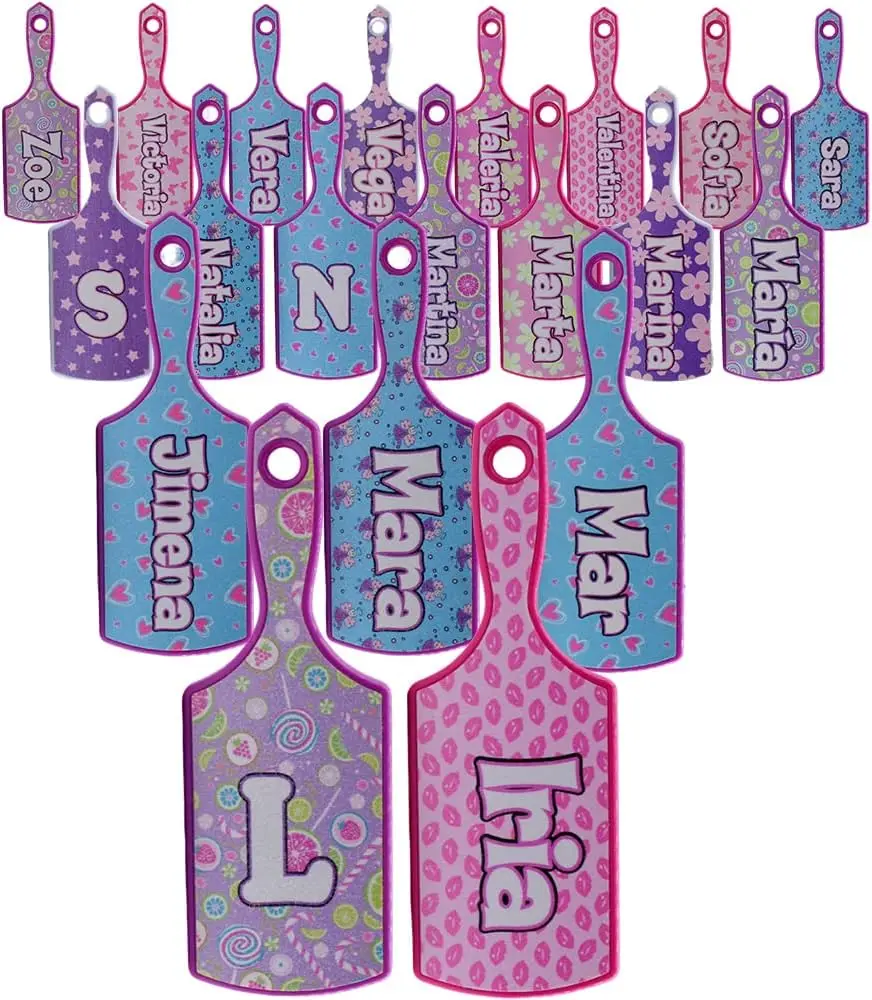 Customized brushes for Natalia, Lila, Inés, Ana, Alice and more