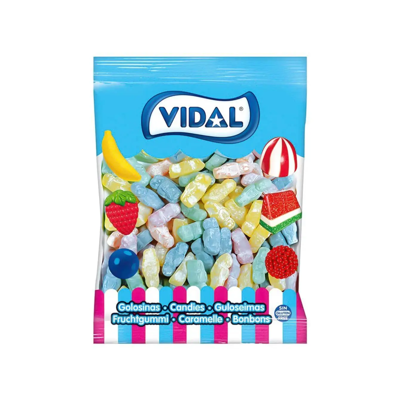 Vidal treats. Jelly babies. 1kg bag