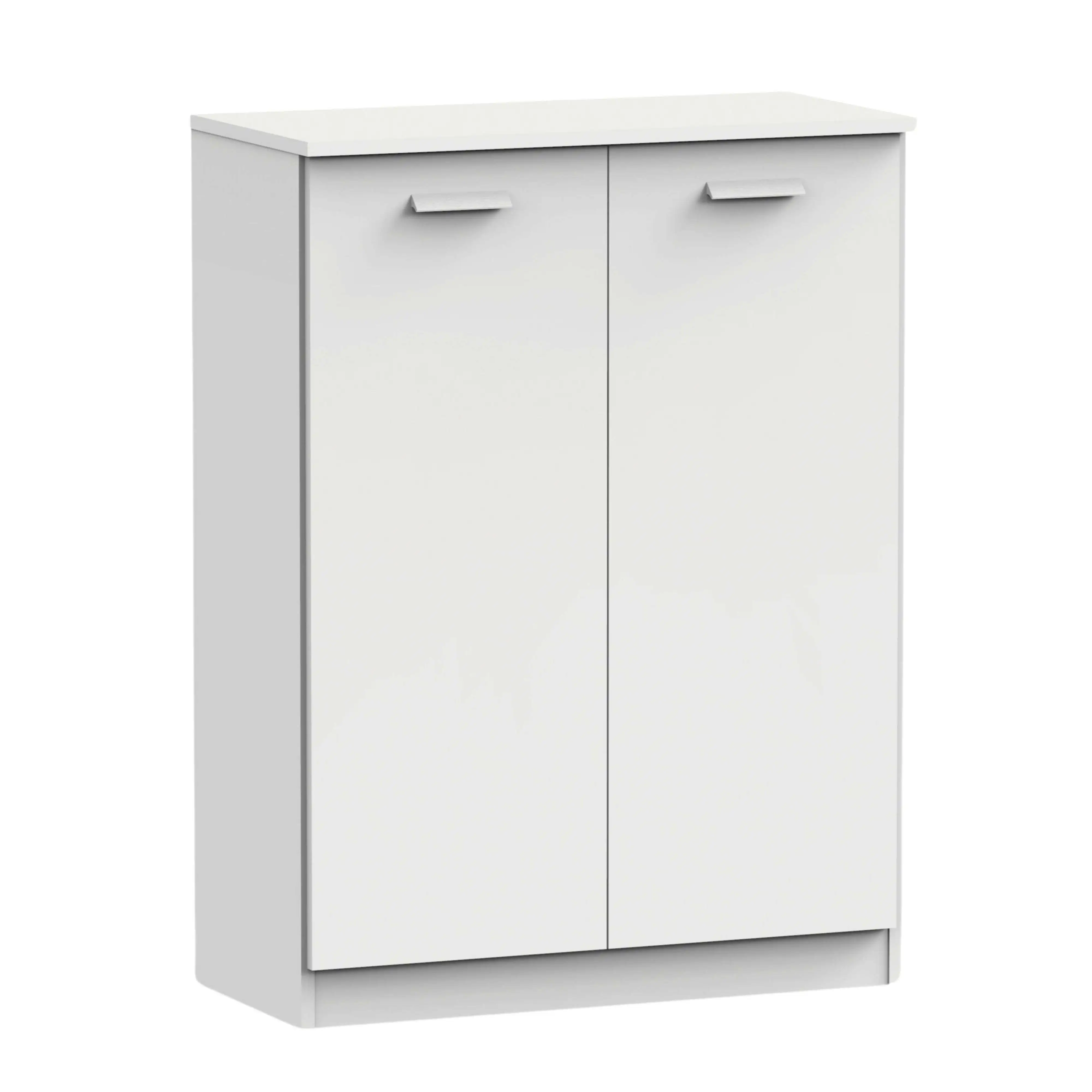 Miroytengo Mueble Zapatero Armario Auxiliar Multiusos Habitacion Pasillo Cocina Color Blanco 101x74x37 cm