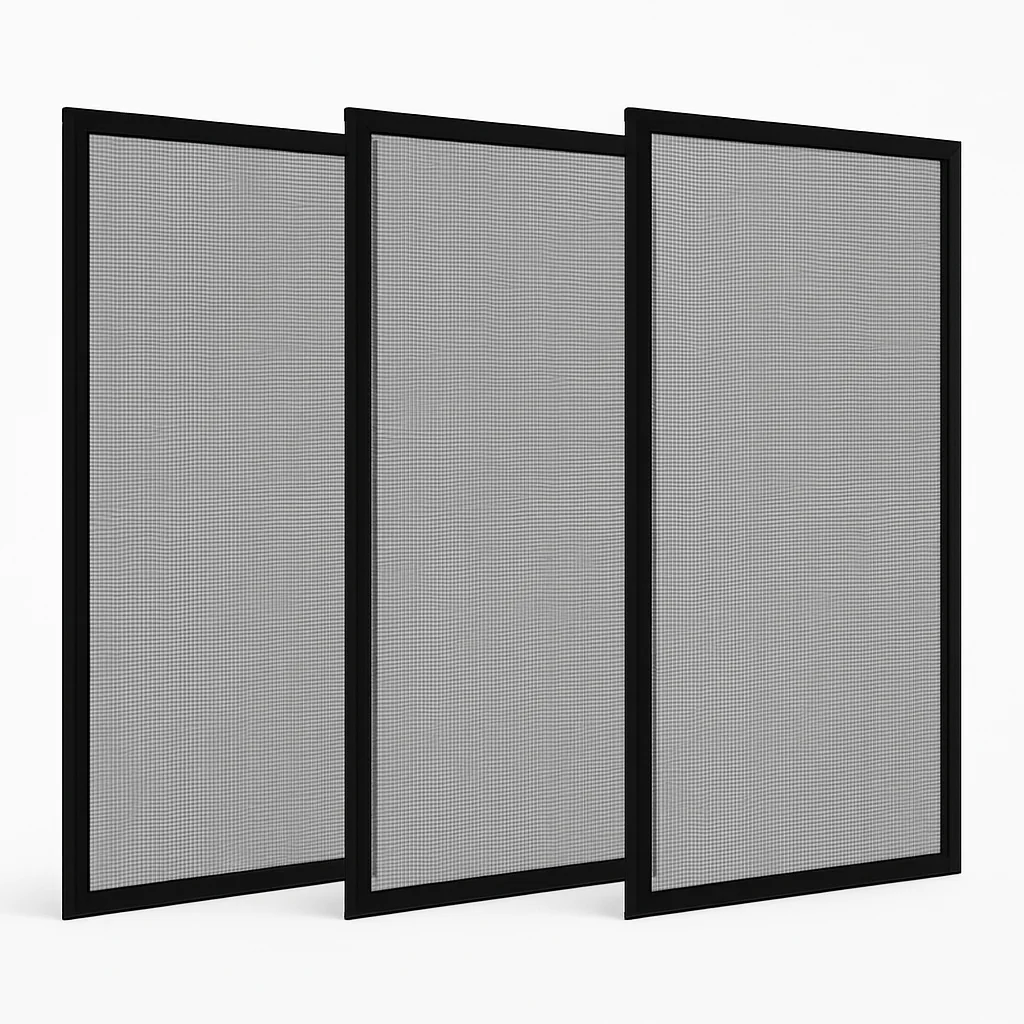 UD - SET 3 Cortina Mosquitera para Ventana – Protección contra Insectos, Polvo y Sol | Fácil de Instalar