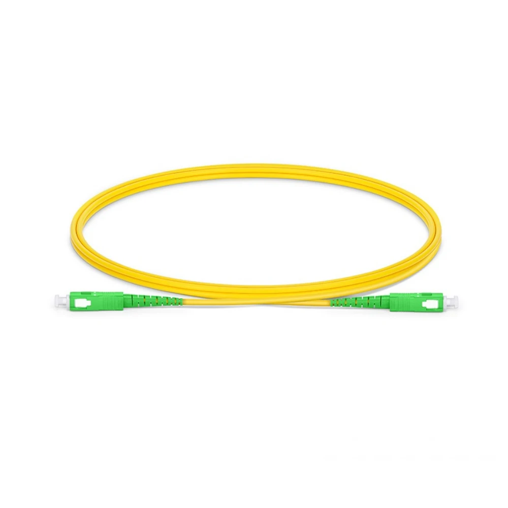 Latiguillo Fibra óptica monomodo Simplex.  SC APC - SC APC. TRICOM