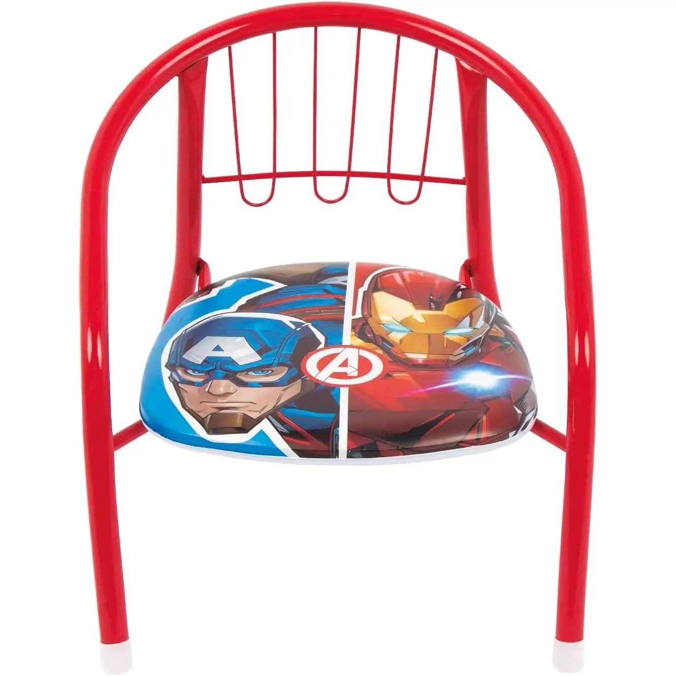 Arditex Silla Infantil de Metal de Los Vengadores con Asiento Acolchado de PU