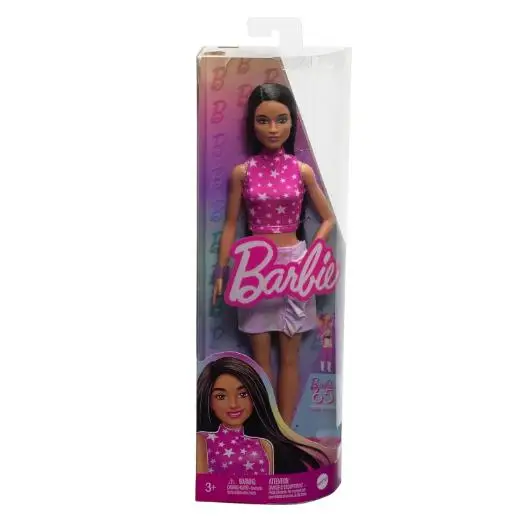 Barbie Fashionista 215 Top Estrellas Falda Volante Mattel HRH13