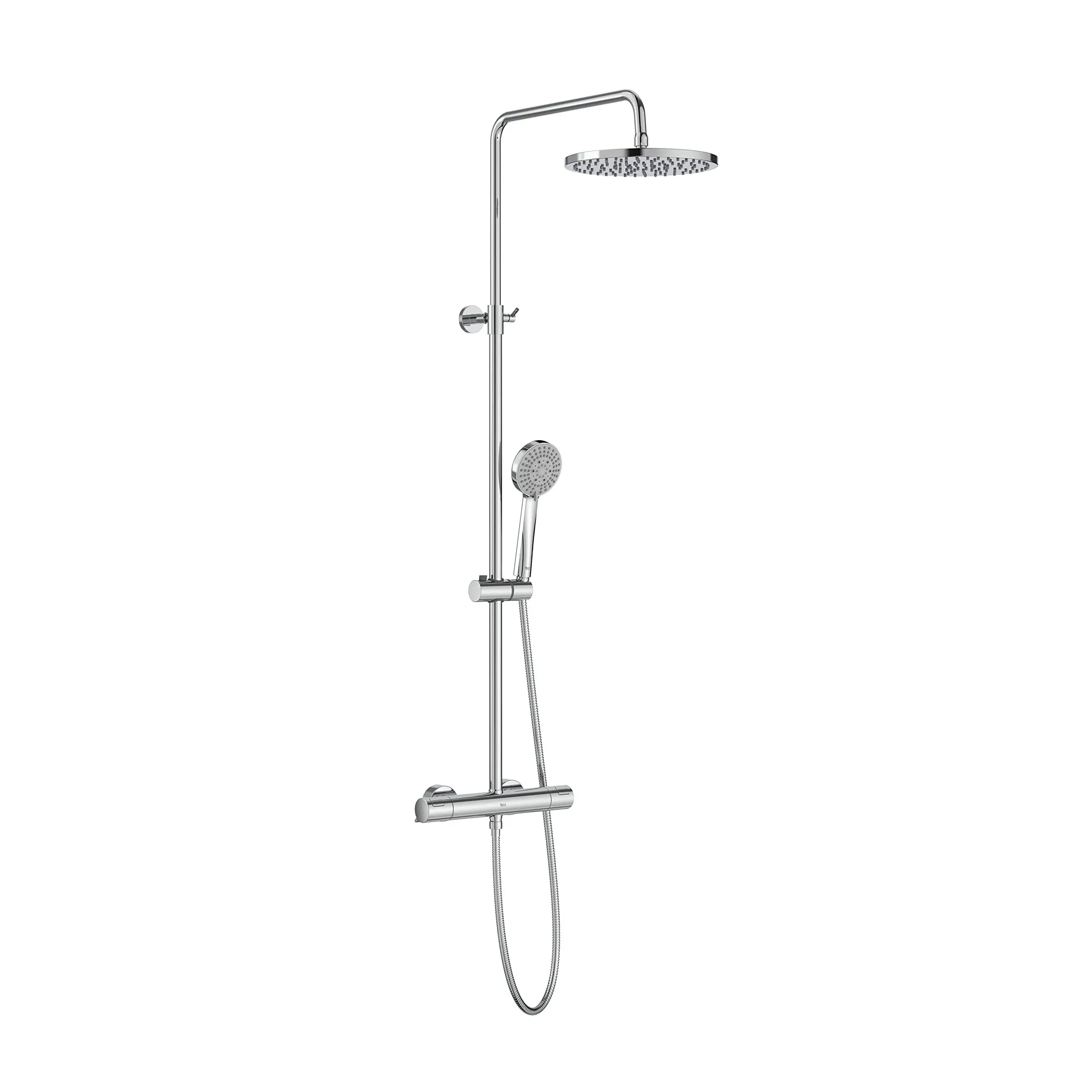 Roca,Victoria (col),PLUS - Columna de ducha termostática con altura regulable,,385mm x 73mm x 835mm,A5A2F18C00