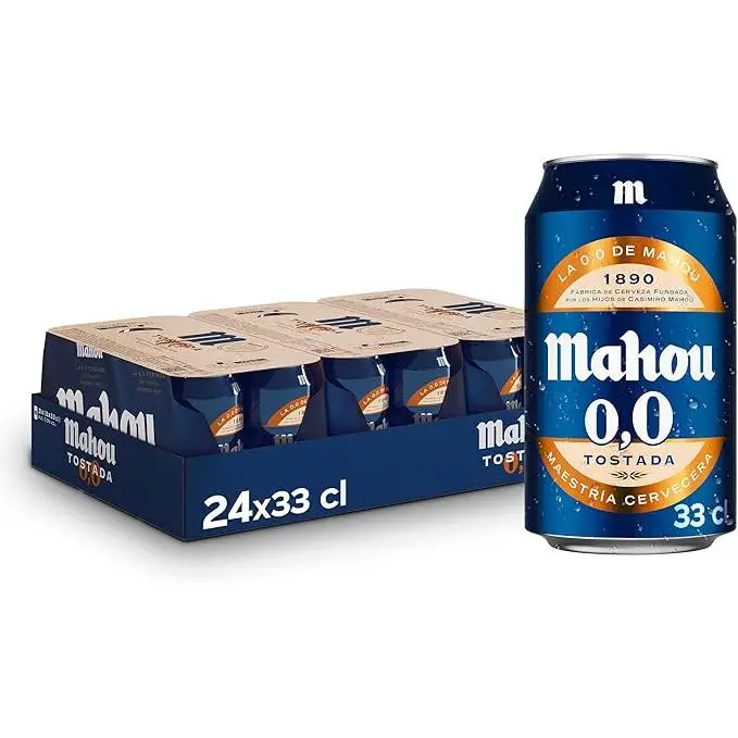 Mahou toasted 0% pack 24 units - 330ml