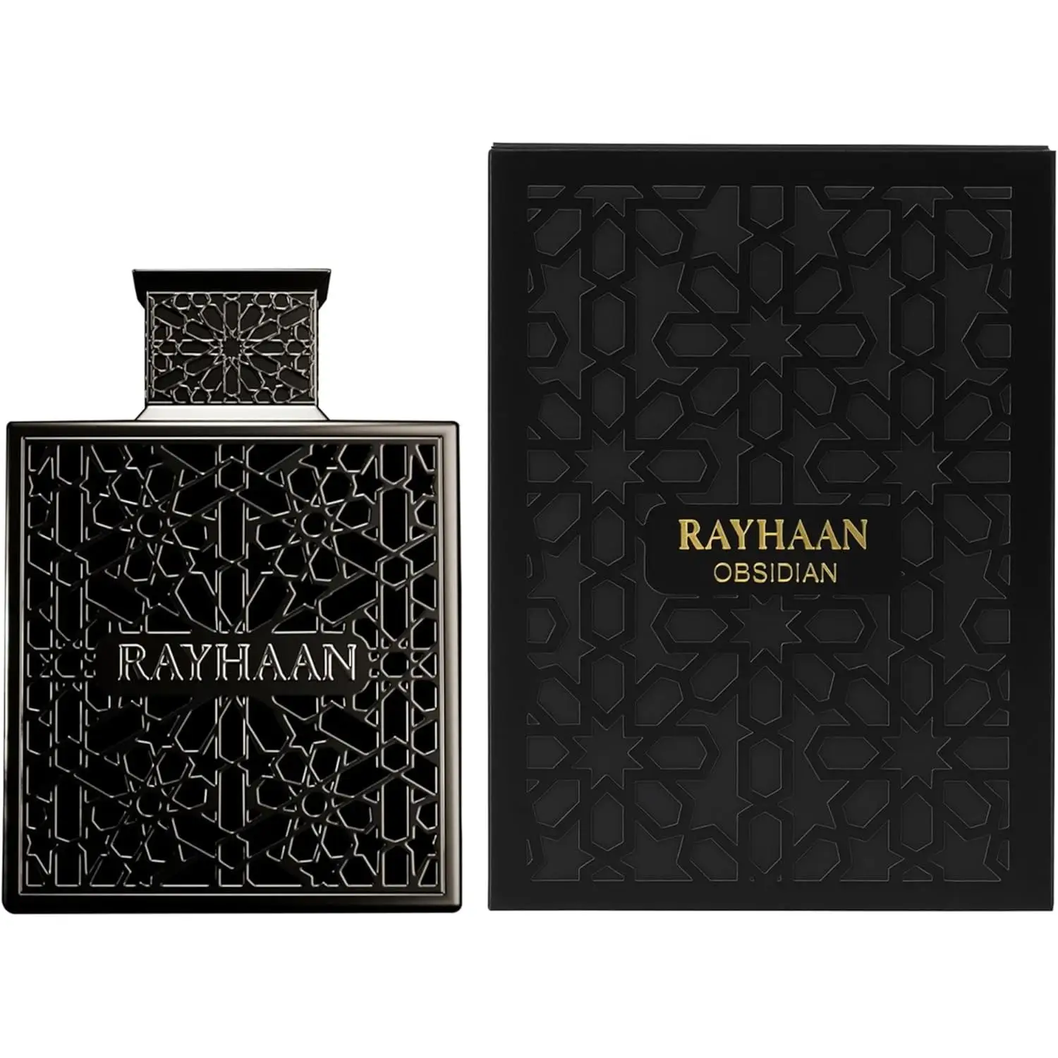 NONE Rayhaan Obsidian Eau de Parfum per Uomo 100 ml | Profumo Arabo Originale