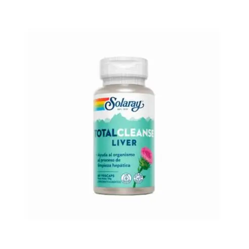 Solaray TOTAL CLEANSE LIVER 60 -Cápsulas Hepatoprotector Natural  - Acción Diurética Suave