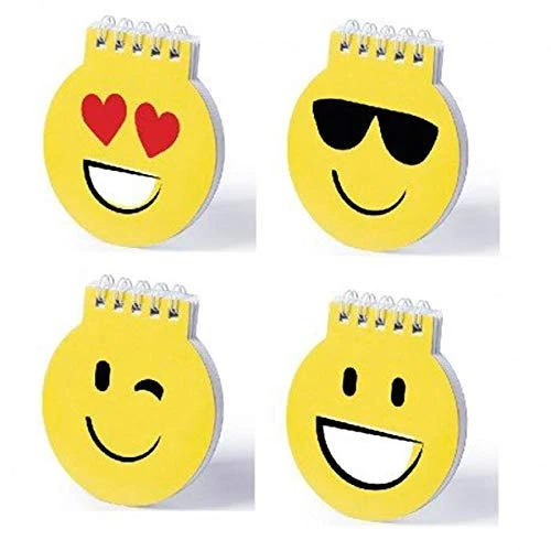 Lote de 20 Libretas Emoticonos - Detalles Comuniones NiÃ±os