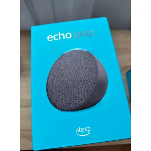 Echo Pop Bluetooth smart speaker with Alexa powerful and compact sound AMAZON