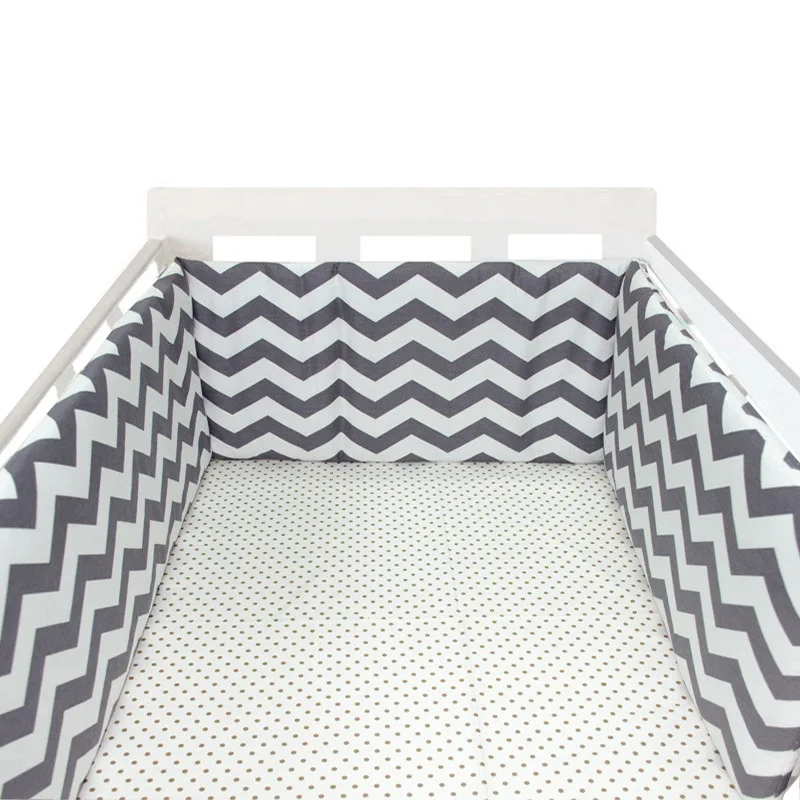 Parachoques de Algodón Gruesto para Cuna de Bebe, protector de cuna de una Pieza, cojines, decoración de Cama para habitación de recien nacidos,Parachoques para Cama de Bebe, pieza de Protección