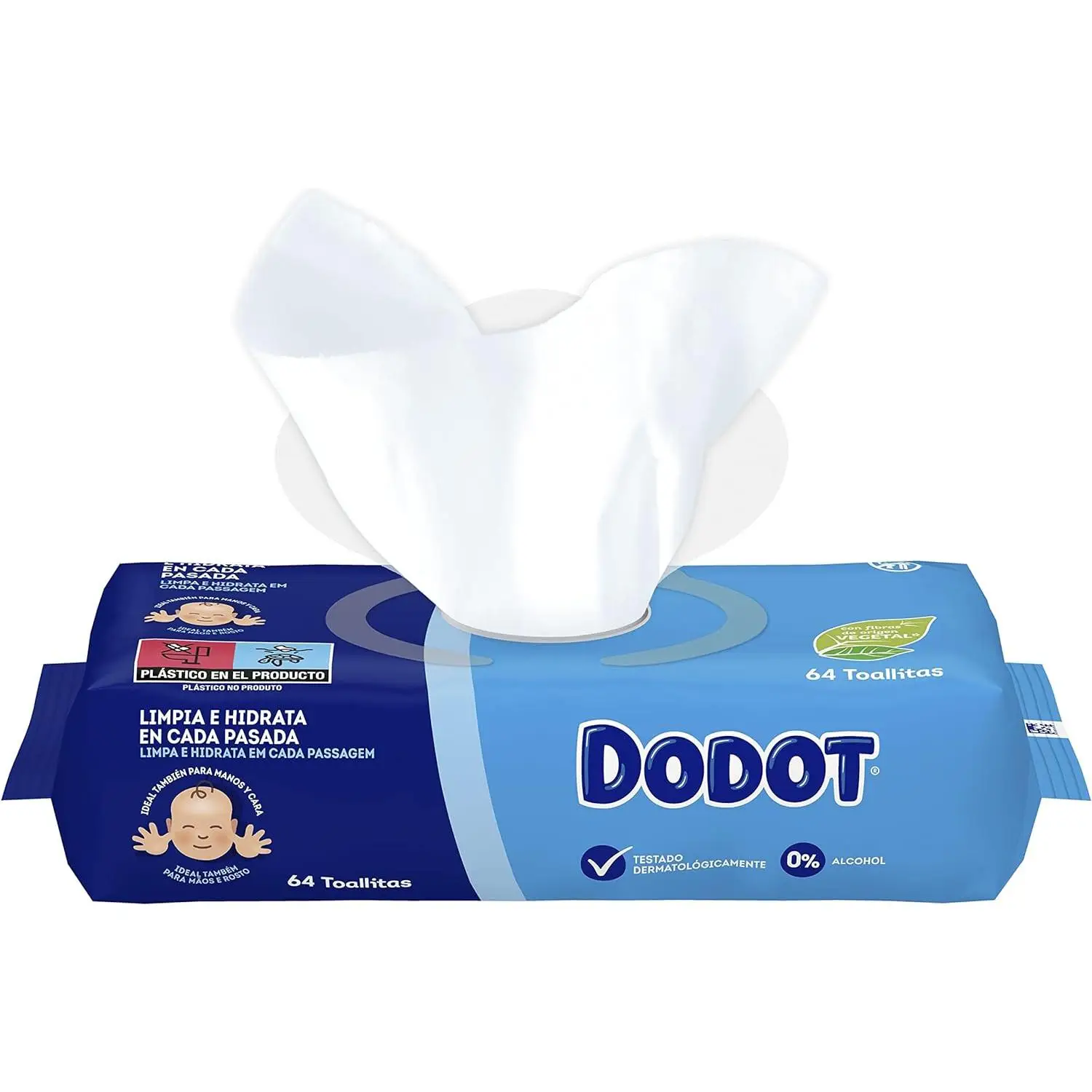Toallitas DODOT Dermoactive 960ud (15 x 64ud)