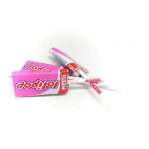 LOLIPOP Party Strawberry Candy Soft 100 Units GLUTEN Free Lactose