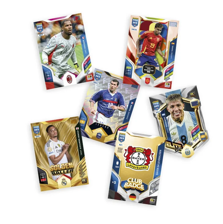 Panini fifa 365 adrenalyn 2026 - box of 24 tc envelopes or album launch + box of 24 envelopes and also box or gold envelope to choose from - official panini collection guaranteed read description