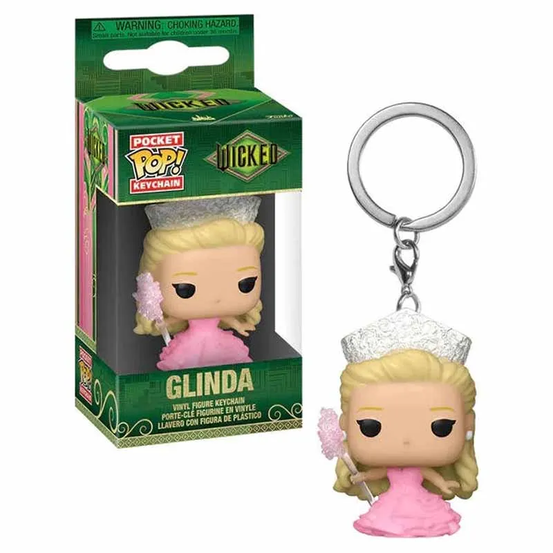 Funko Pop! Keychain Llavero Wicked, Glinda - Figura de coleccionista, llavero original