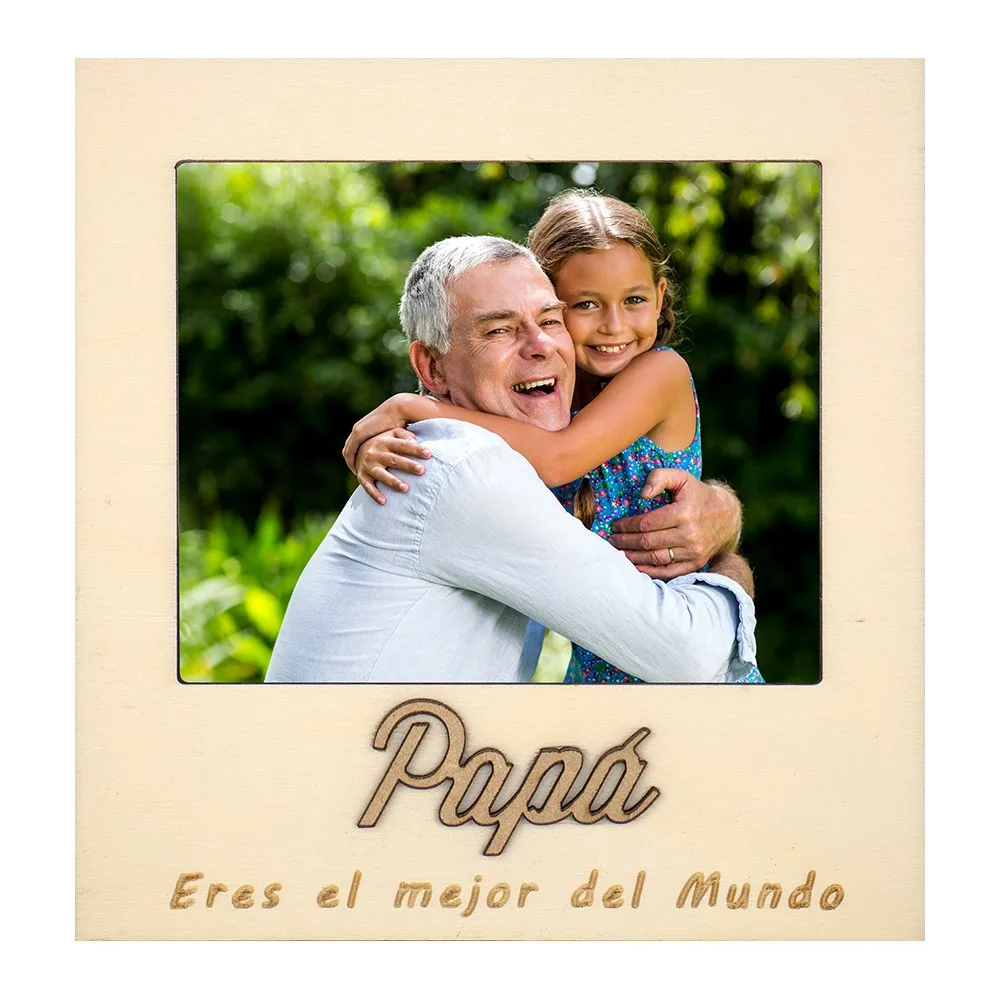 Demark - Marco de madera decorativo con imán, Modelo KP432, diseño especial para el Día del Padre