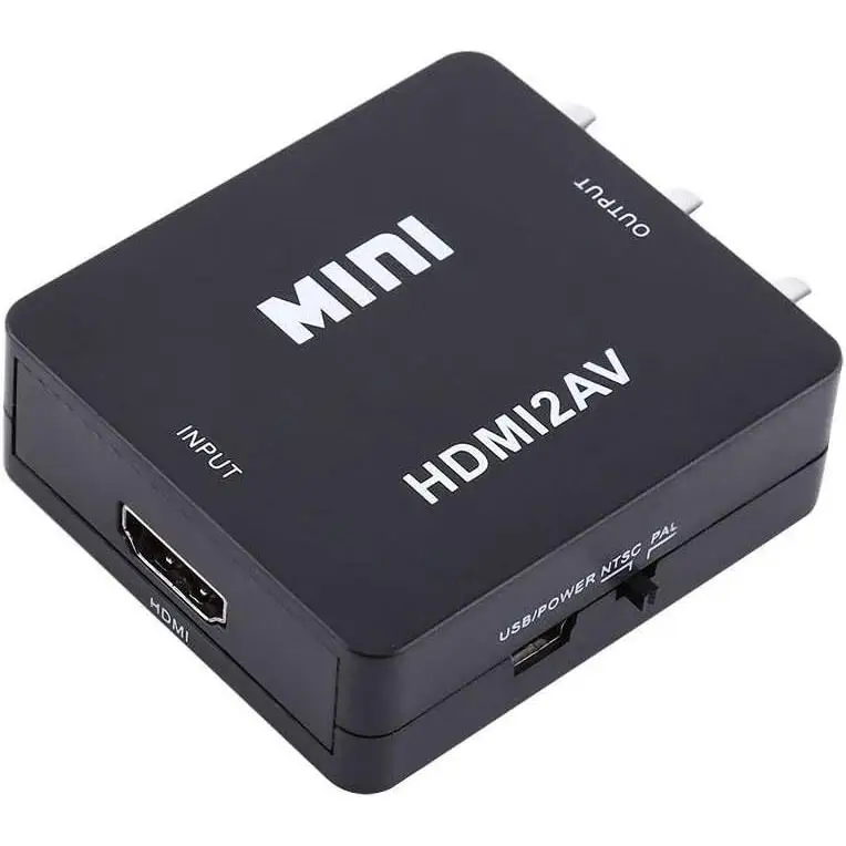Conversor HDMI Input a 3 RCA Output, audio y video