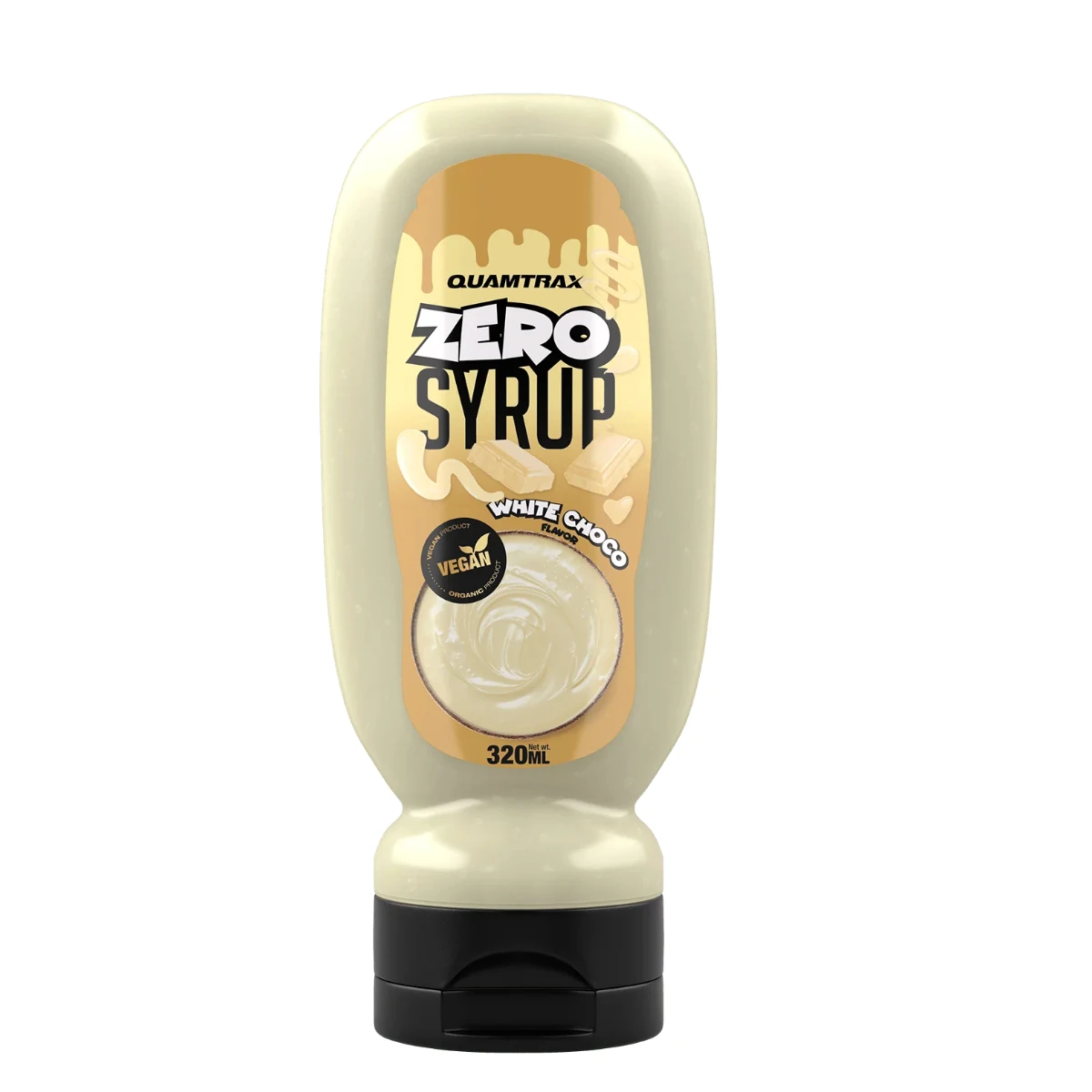 Quamtrax Gourmet Zero Syrup White Choco - 320 ml