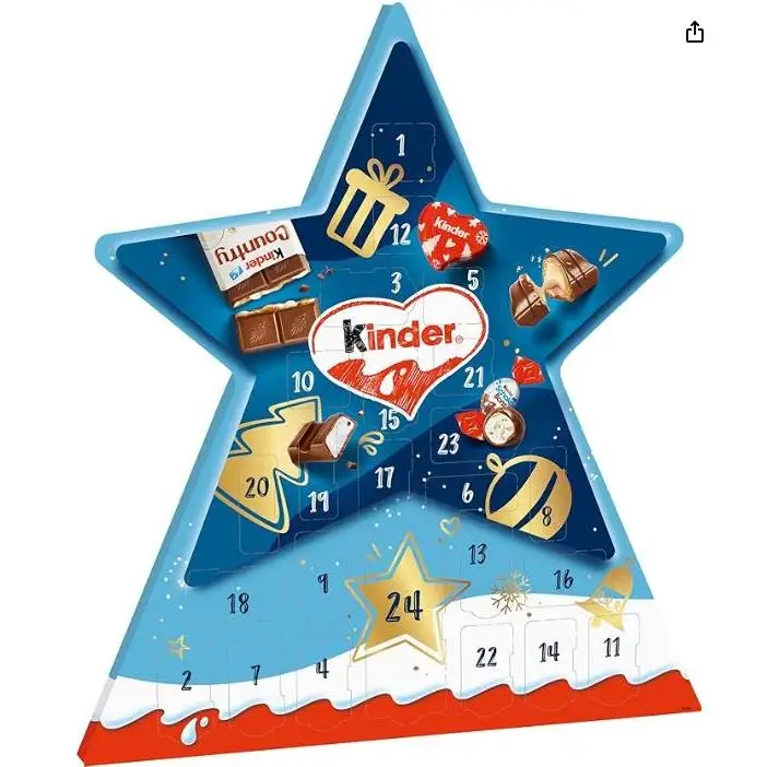 Kinder Calendario de Adviento La Estrella, 149g