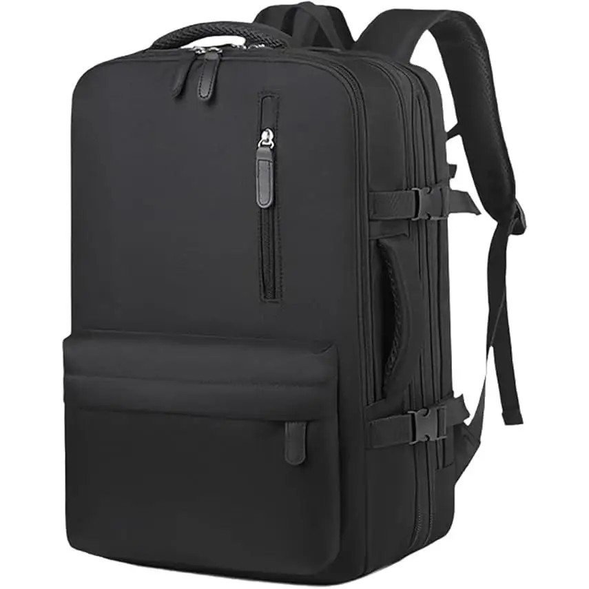 Mochila 40x30x20 Avión, Mochila para equipaje de mano de cabina, Mochila para portátil para viajes en avión, Mochila escolar, Bolsa para hombres y mujeres. (NEGRO)