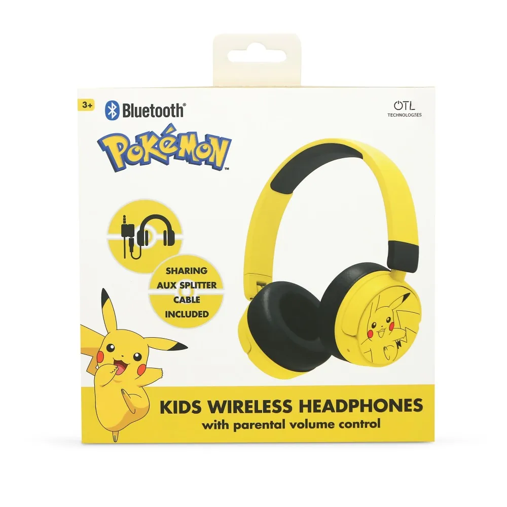 Otl Amarillo Auriculares Infantiles Bluetooth Pokémon Pikachu - Imagen 2