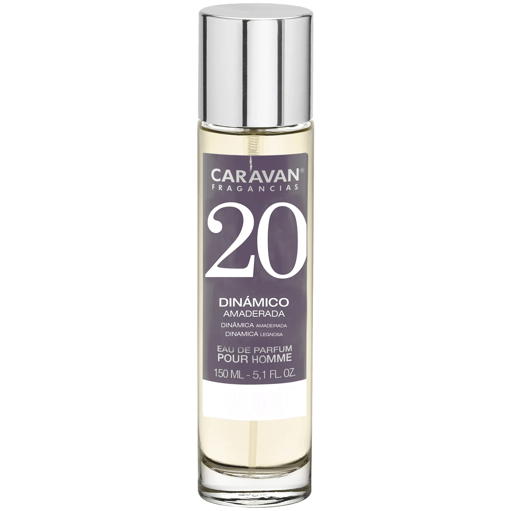 Caravan Perfume de Hombre Nº20 - 150ml Fresco y Sensual con Notas Marinas Refrescantes