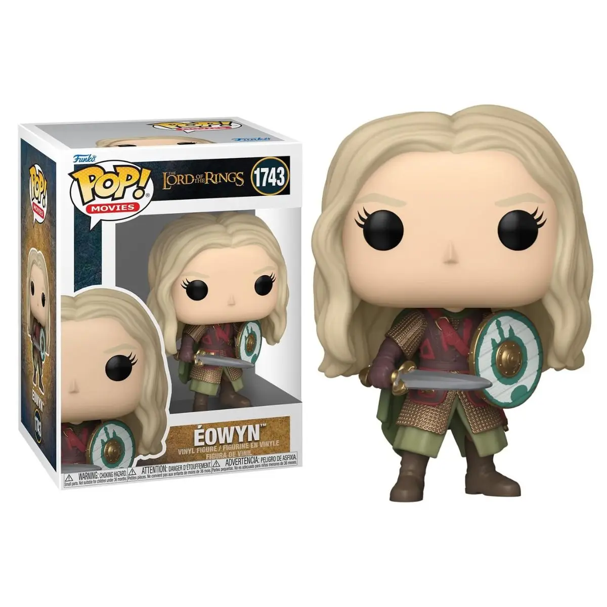 FUNKO POP! EL SEÑOR DE LOS ANILLOS - ÉOWYN, 51527, Nº1743, PRODUCTO CON LICENCIA OFICIAL