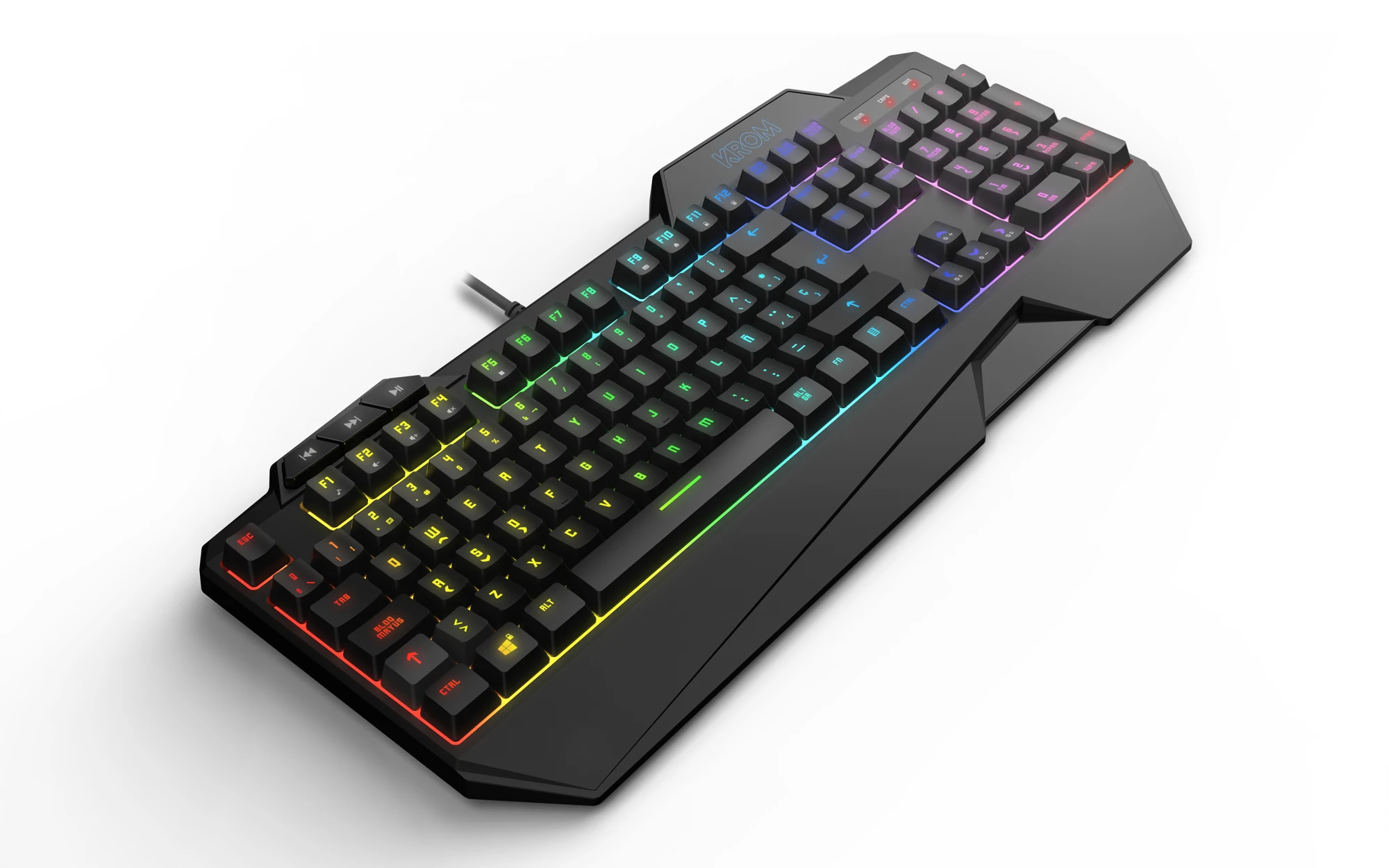 Krom Krusher hybrid Gaming keyboard RGB + mouse-Black