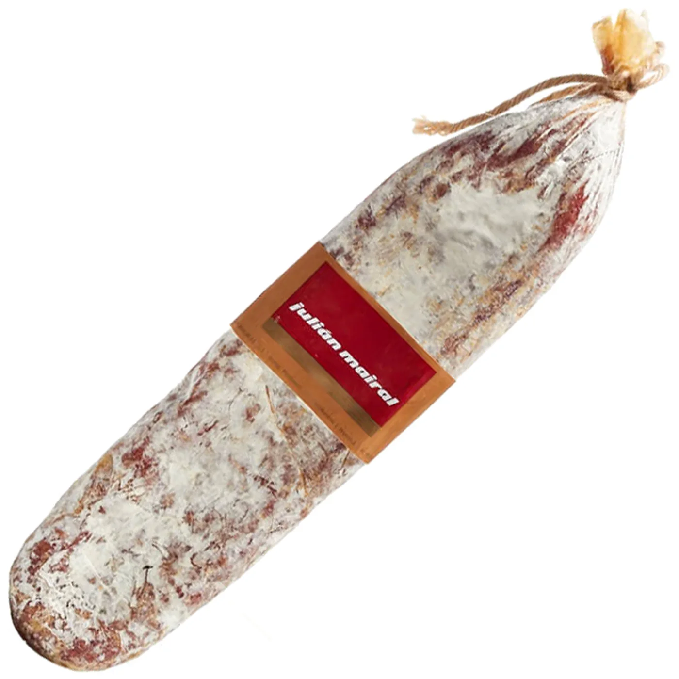 Julián Mairal - Salchichón Casero Chafado (300 g) - Pirineos Aragonesas - Envasado al Vacío