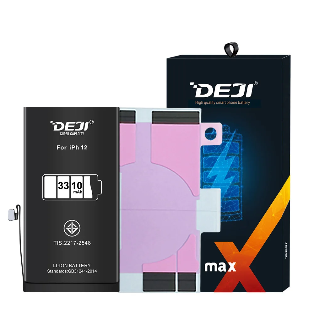Batería para iPhone 12 Premium DEJI de 3310 mAh Alta Capacidad, Carga Rápida y 12 Meses de Garantía