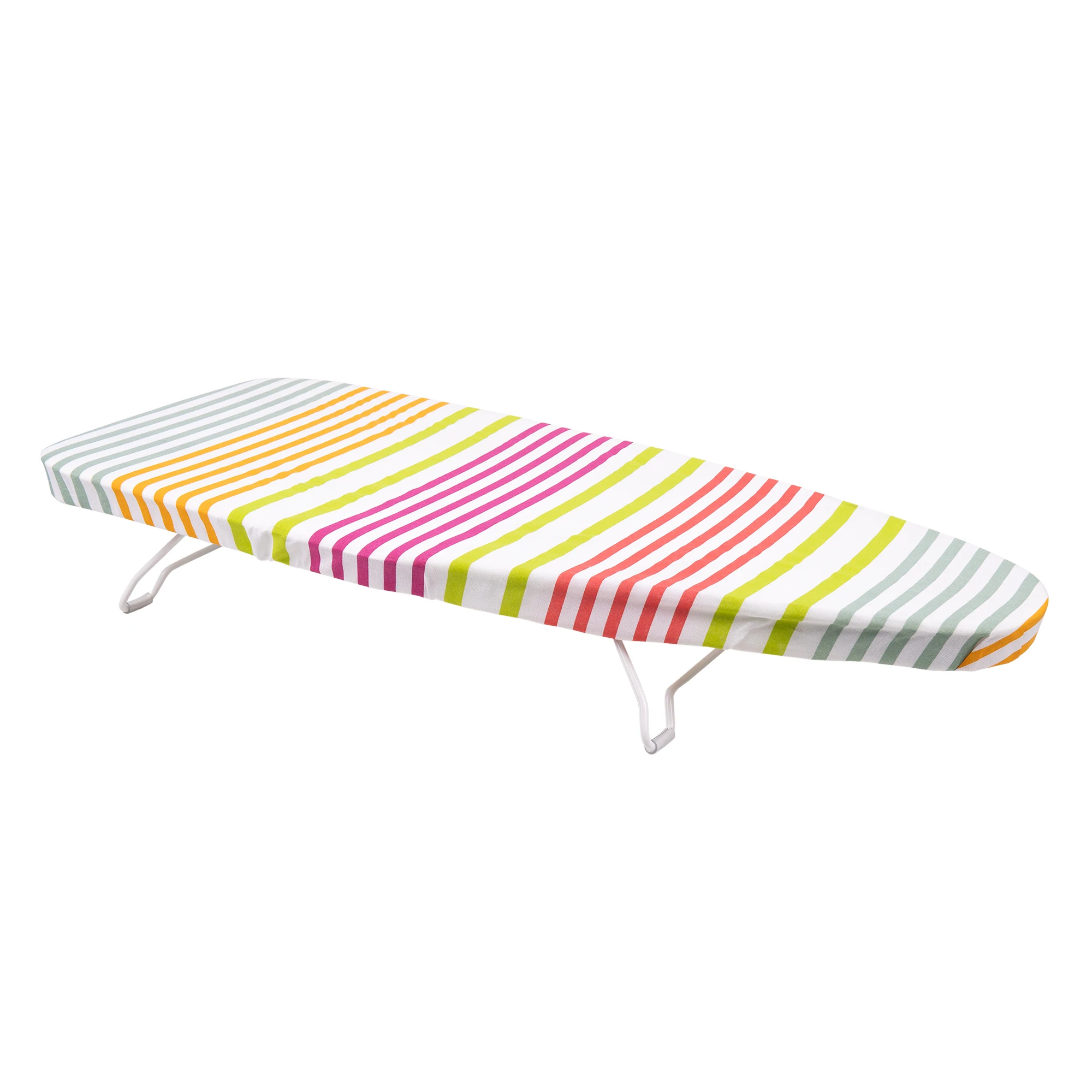 Cofan Tabla de planchar de sobremesa | Funda 100 % de algodón | Patas antideslizantes | Colgador integrado | Gran superficie de planchado 74 x 33 cm
