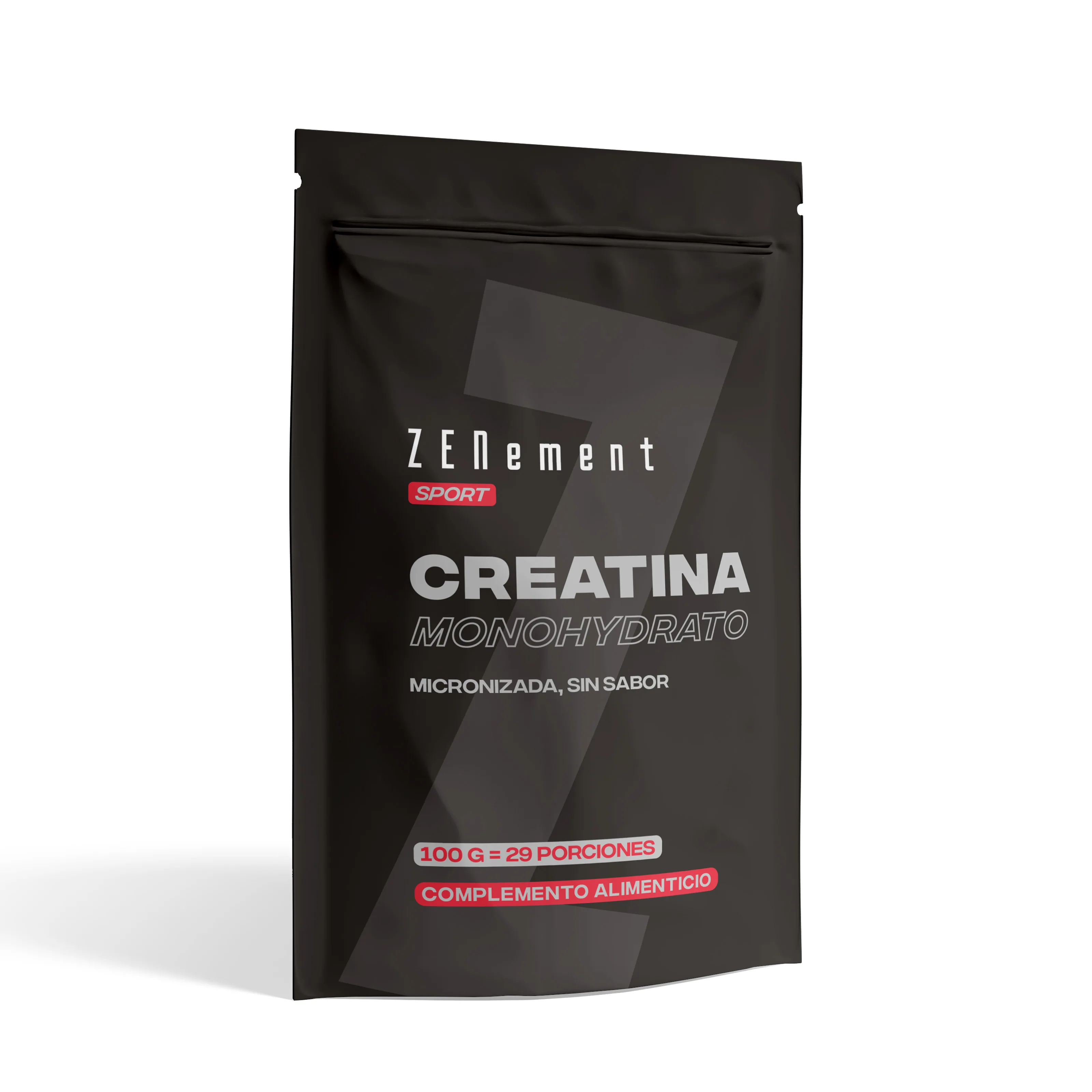 Creatina Monohidrato Pura en Polvo - 100g Zenement
