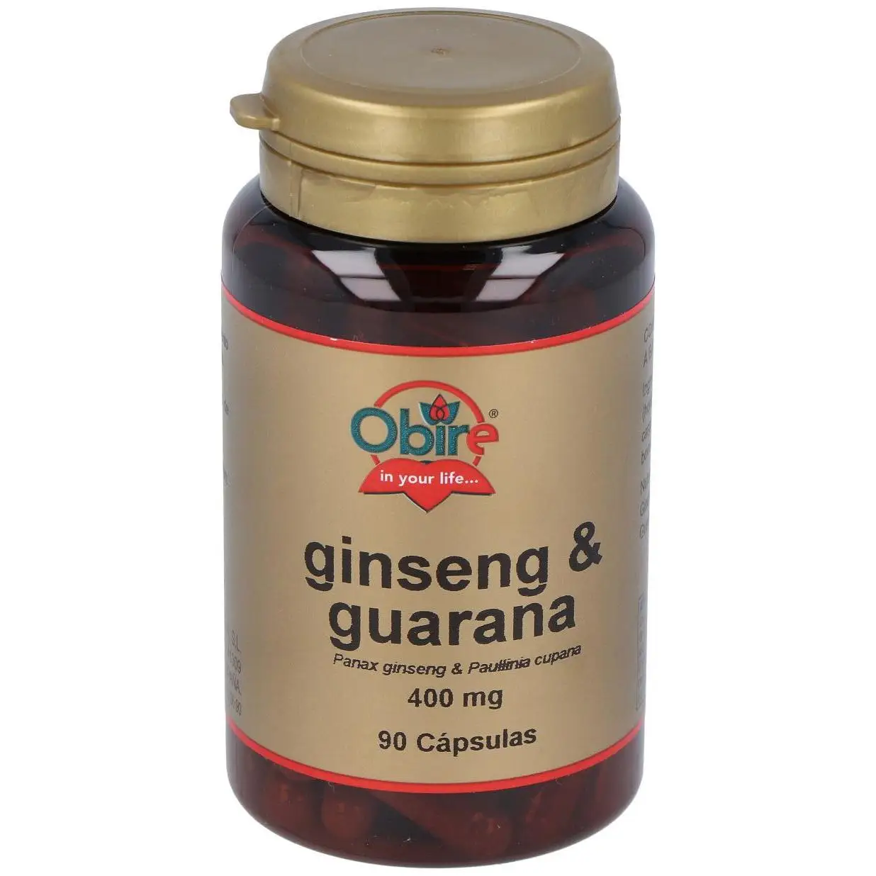 Ginseng + Guarana 400 Mg  90 Caps