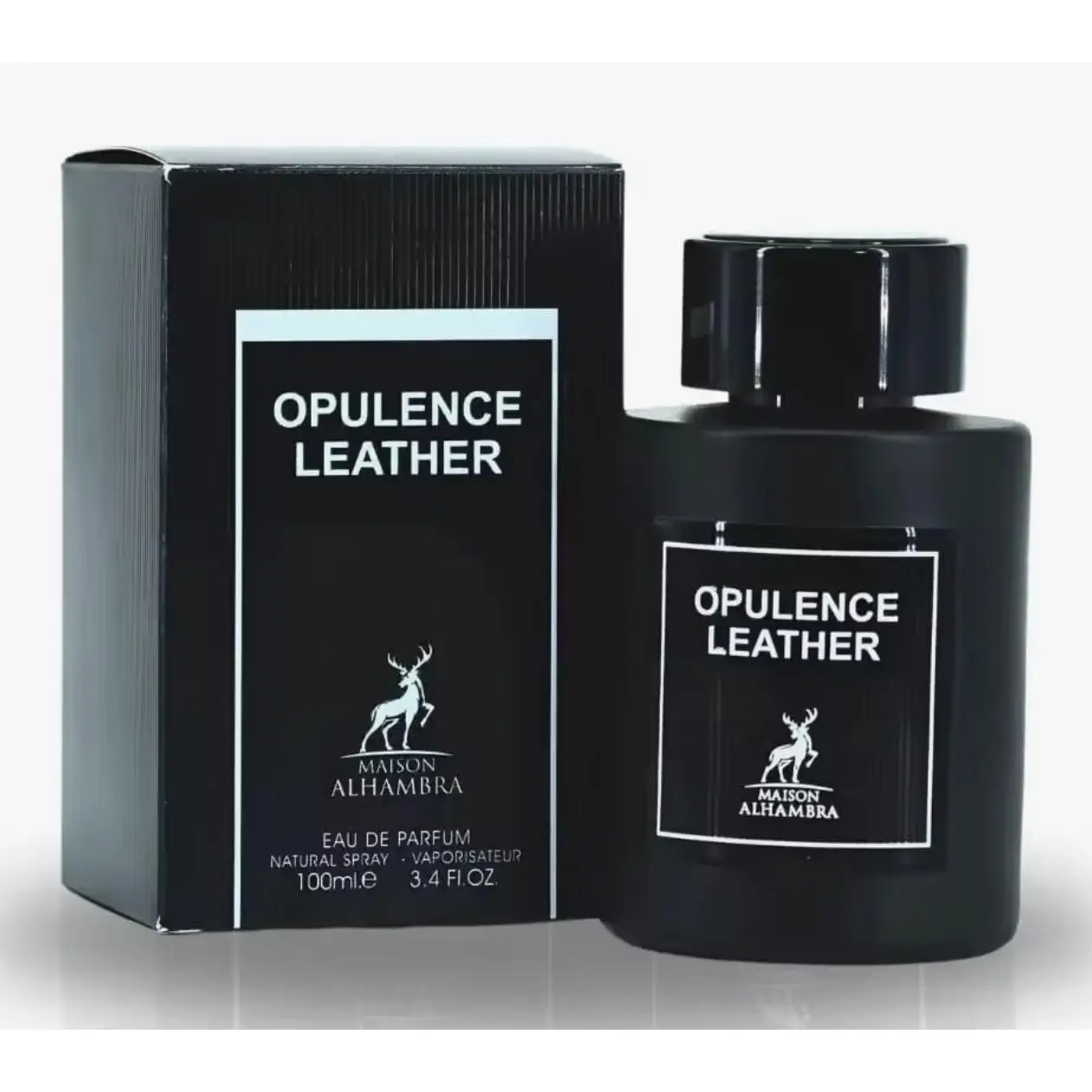 Maison alhambra opulence leather before amber and leather 100 ml - eau de arabian parfum - spicy and floral fragrance for men #1