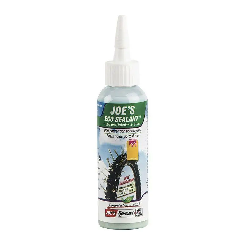 Joe's | Sellante Antipinchazos Tubeless Ecológico 125ml - Liquido Sellante Ecológico para cámaras y cubiertas Tubeless. Contiene micro partículas de sellado. Contenido: 125ml.