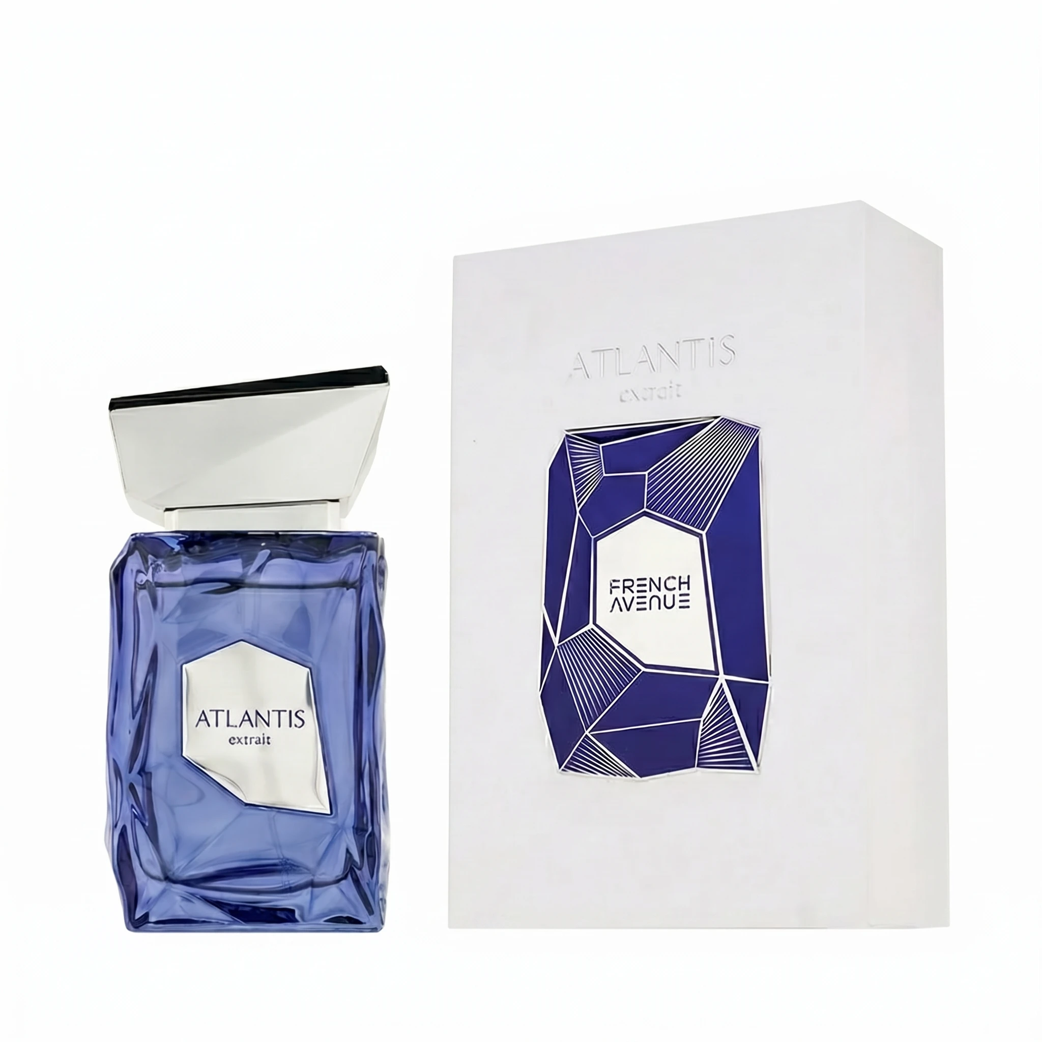 French Avenue Atlantis Extrait Profumo Arabo Unisex Acquatico Fruttato Tropicale Originale 100ml, Flacone da Viaggio 30ml, Decantatore 10ml e