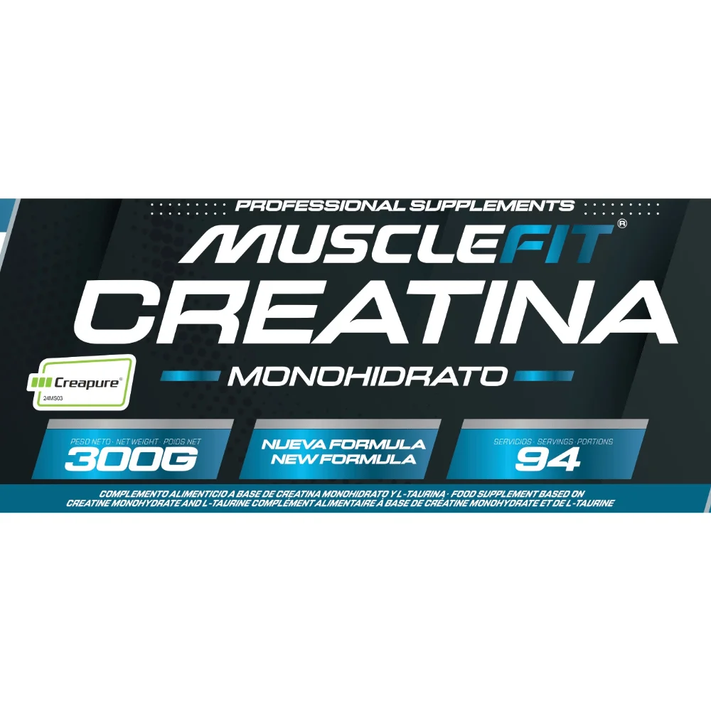 Musclefit creapure creatine monohydrate powder - quality seal