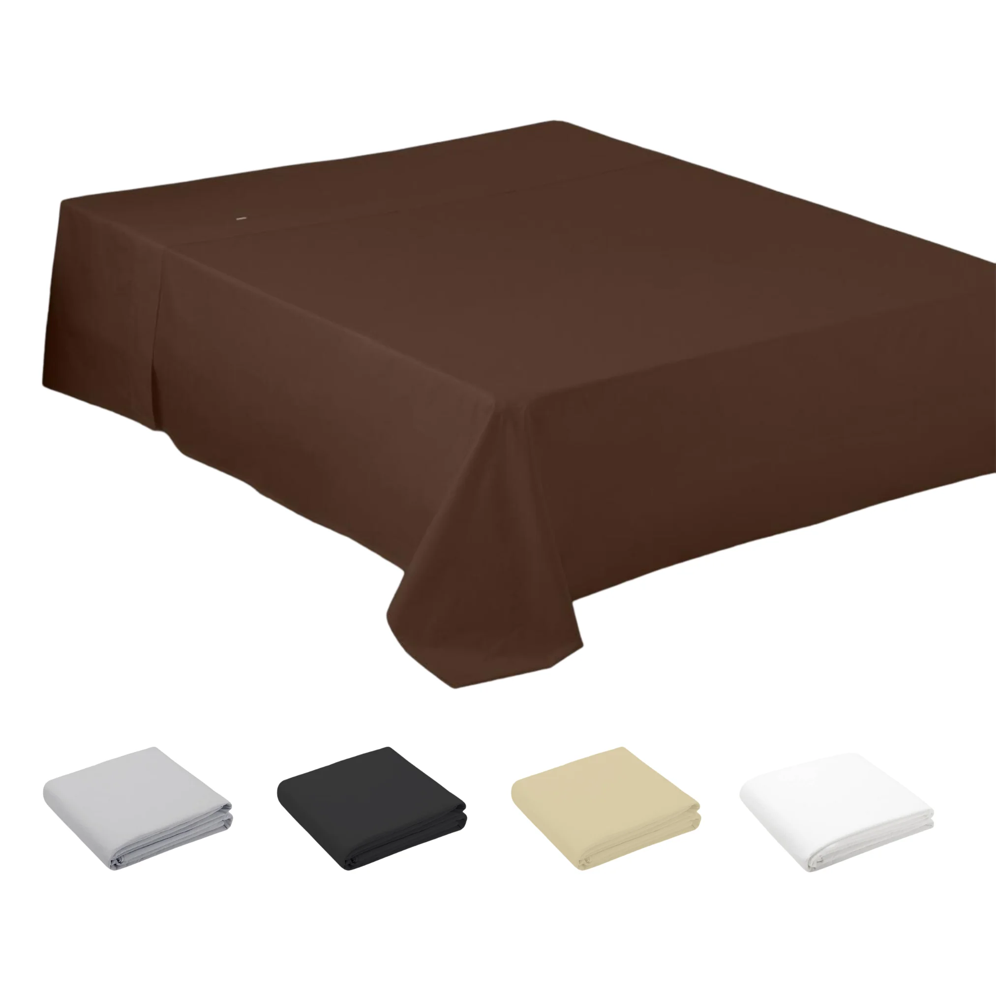 Novotextil Sábana Encimera de Microfibra Poliéster Lisa Suave 75gr/m2 Ideal Cama Individual o Doble Material de Alta Calidad Transpirable Resistente al Desgaste Perfecta Uso Diario Aporta Confort