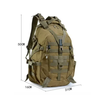 Prowalk Tactical Crossover Backpack 30L: Unisex, Waterproof and Multifunctional with Molle EDC System-Perfect for Travel, Camping, Hiking and Hiking