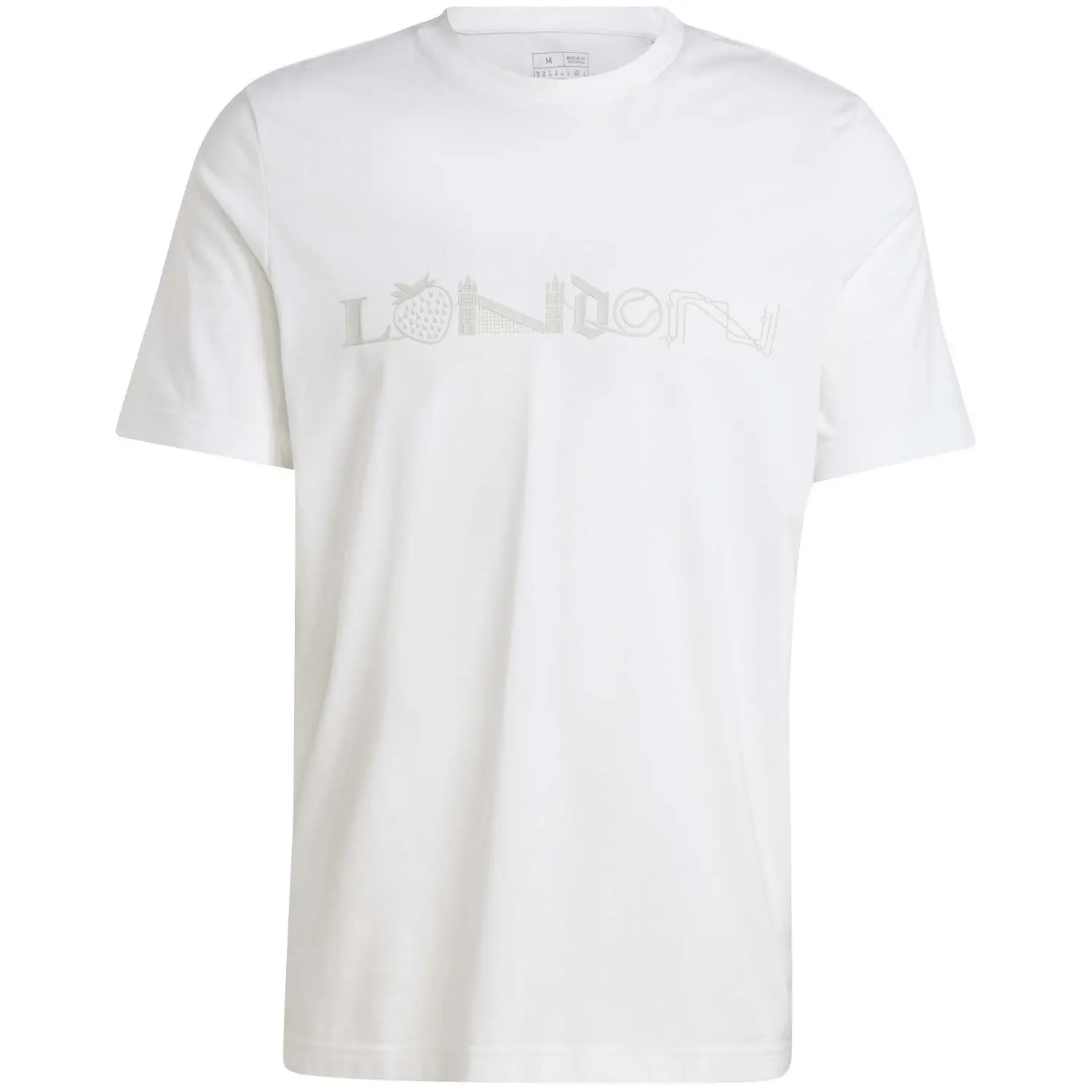 ADIDAS T shirt M Tns Ldn G man short sleeve white tennis and padel - IW0149