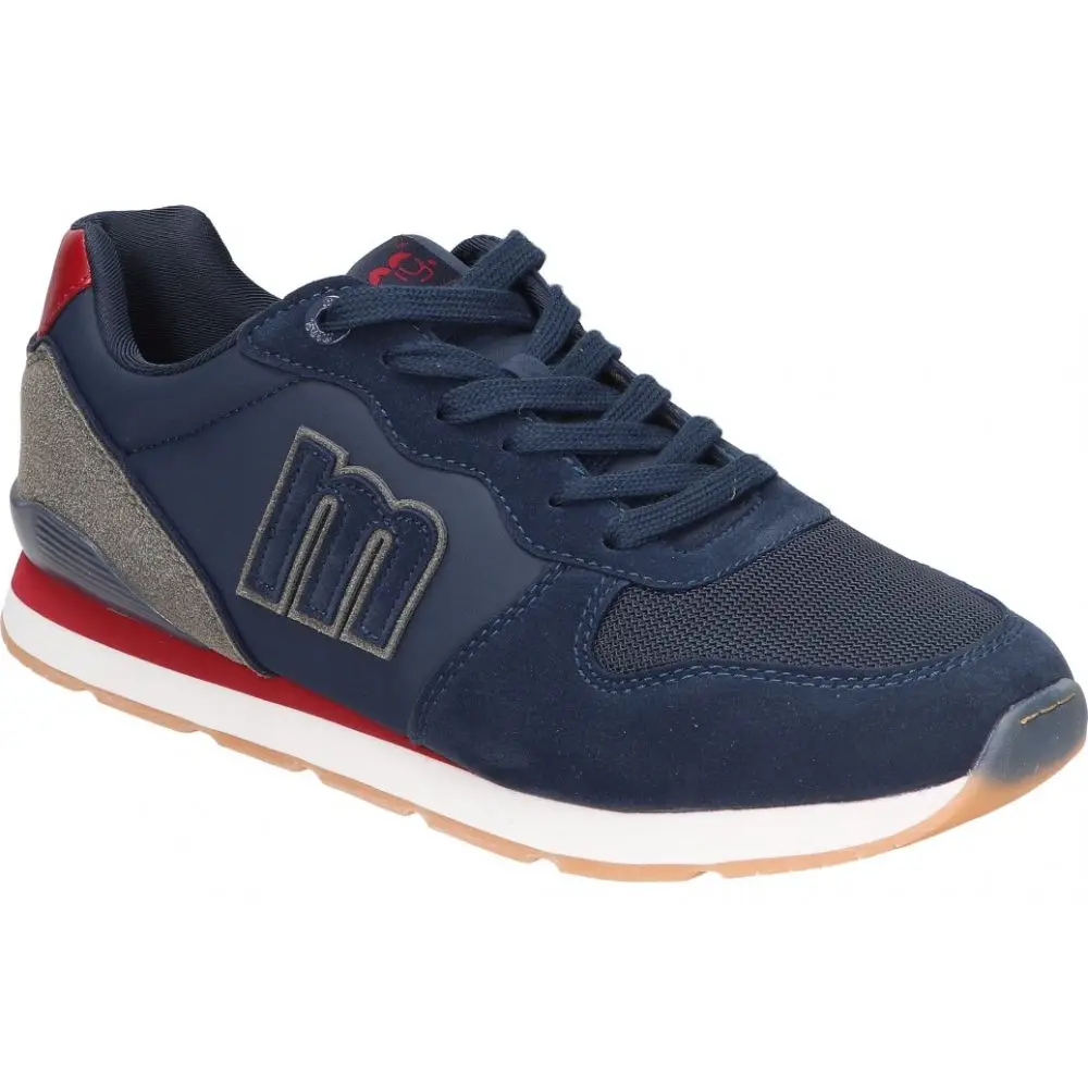 MTNG | Mustang Joggo Classic men's Casual Sneakers-navy blue sports with details-lace-up Sneakers-Casual style-comfortable-versatile-84467 model