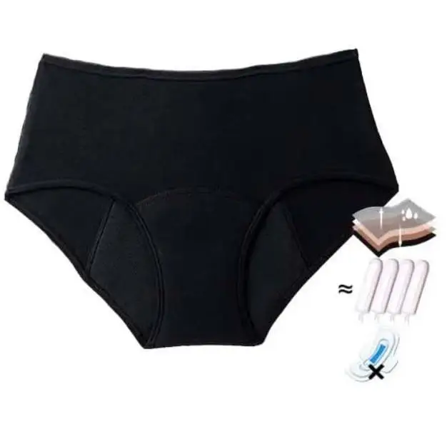 Veintitrés Bragas menstruales de algodón para mujer, ropa interior, absorbente de flujo pesado, a prueba de fugas, lencería para incontinencia femenina