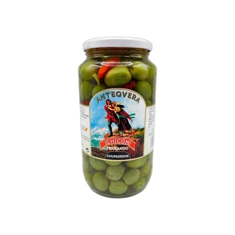 Chicón Lebrón Pacired Olives: La Verdadera Experiencia de las Aceitunas Españolas con Pimiento Rojo y Ajo