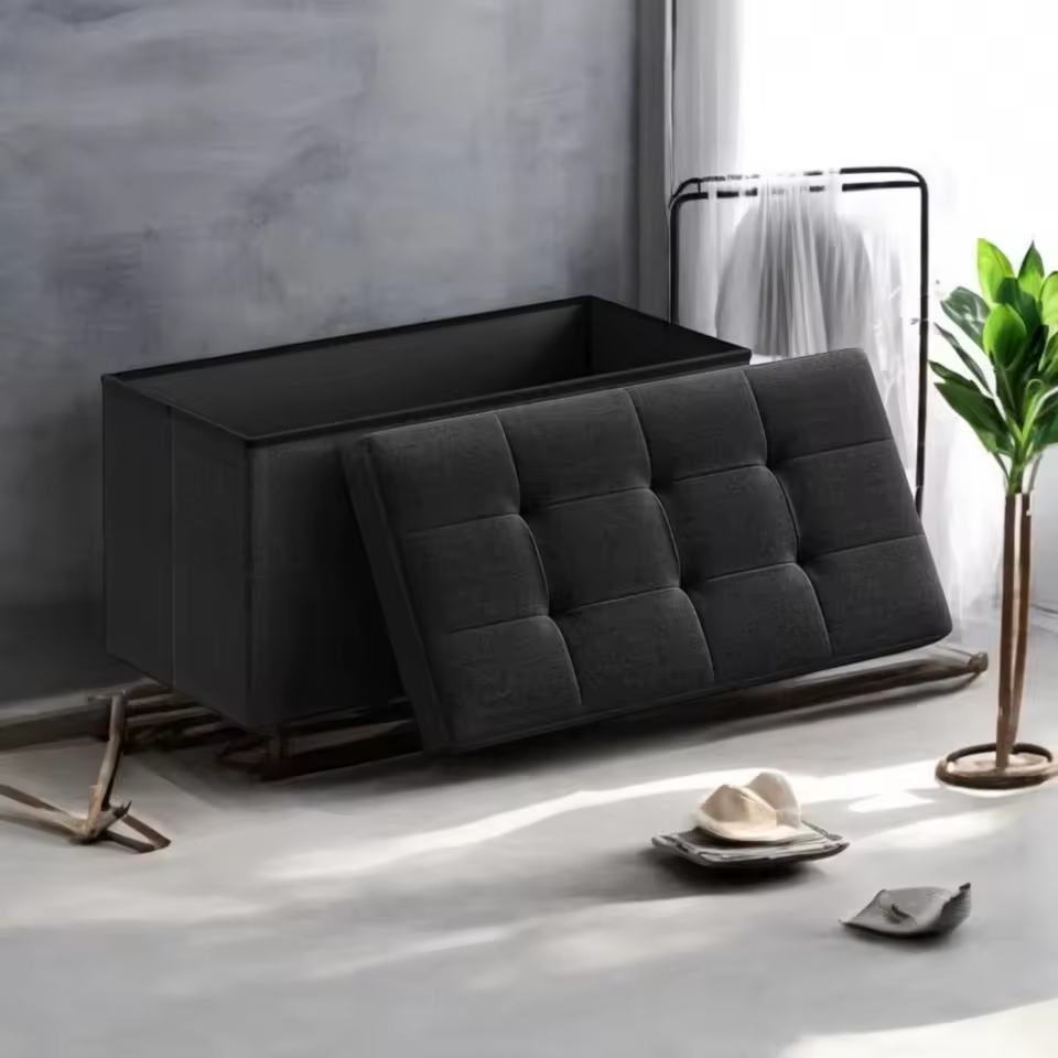 CHOLLO Puff con almacenaje plegable