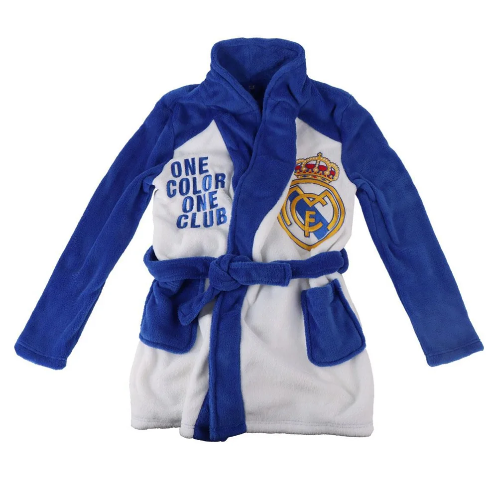 Batín Coral Fleece Aplicaciones Real Madrid 6 Años (Cerdá 2900003009_T06A-C50)
