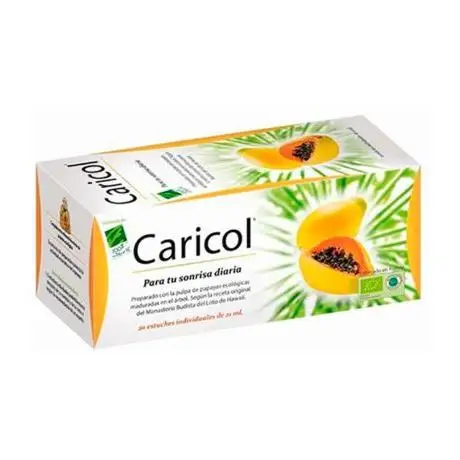 Natural 100 Papaya SinGluten Bio Caricol 20 overx20ml